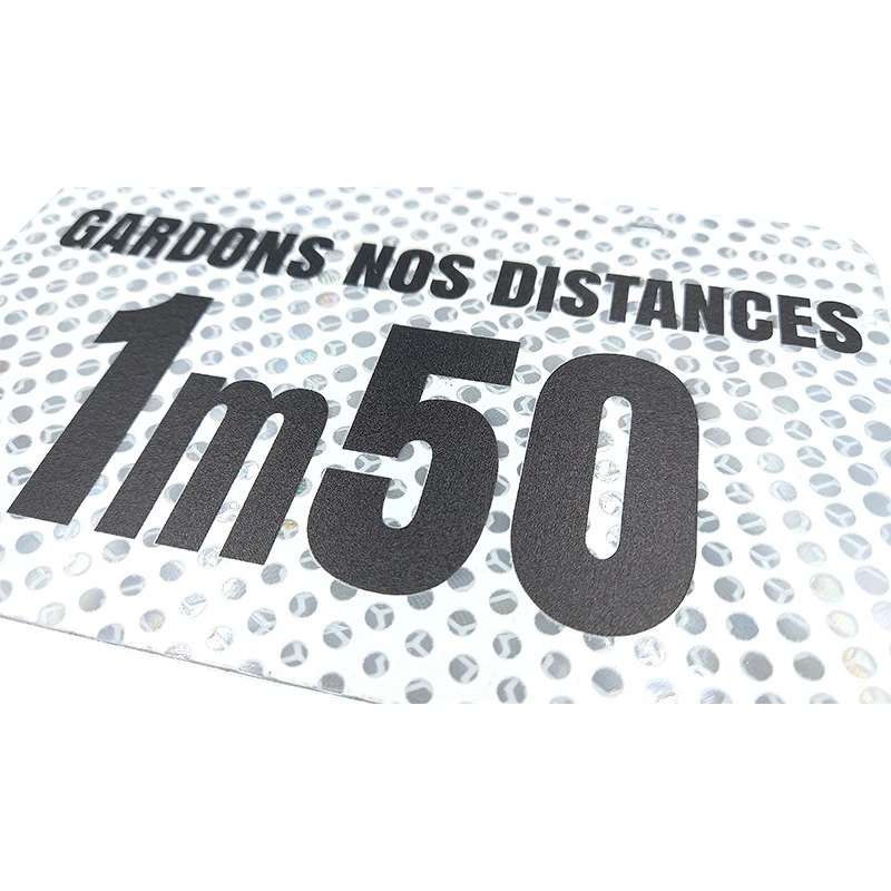 Plaque Vélo Gardons Nos Distances 1m50 V-Loplak 6 Plaque Vélo Gardons Nos Distances 1m50 V-Loplak – Image 4