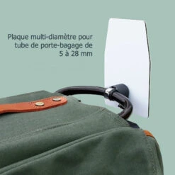 Plaque Vélo Verte Les Vrais Héros Sont à Vélo V-LOPLAK -Point Soldes plaque velo verte les vrais heros sont a velo v loplak 4