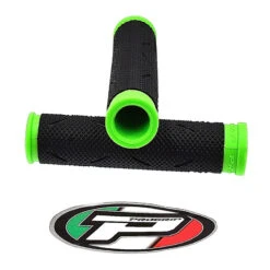 Poignée VTT PROGRIP Noir/Vert L125 Mm - Paire
