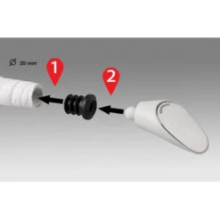 Rétroviseur Sprintech RACING BLANC Pour Vélo De Course - La Paire -Point Soldes retroviseur sprintech racing blanc pour velo de course la paire 2