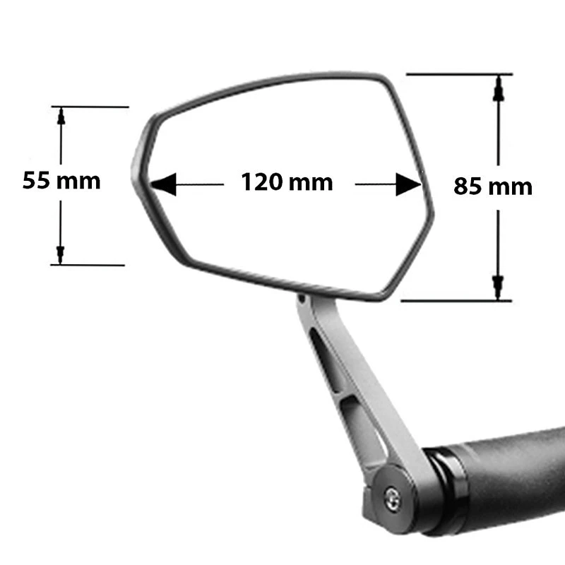 Rétroviseur Vélo Et VAE M-77 Ergotec à Bras Court 5 Rétroviseur Vélo Et VAE M-77 Ergotec à Bras Court – Image 3
