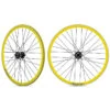 Roue Arriere Fixie Jante Jaune Moyeu Noir -Point Soldes roue arriere fixie jante jaune moyeu noir