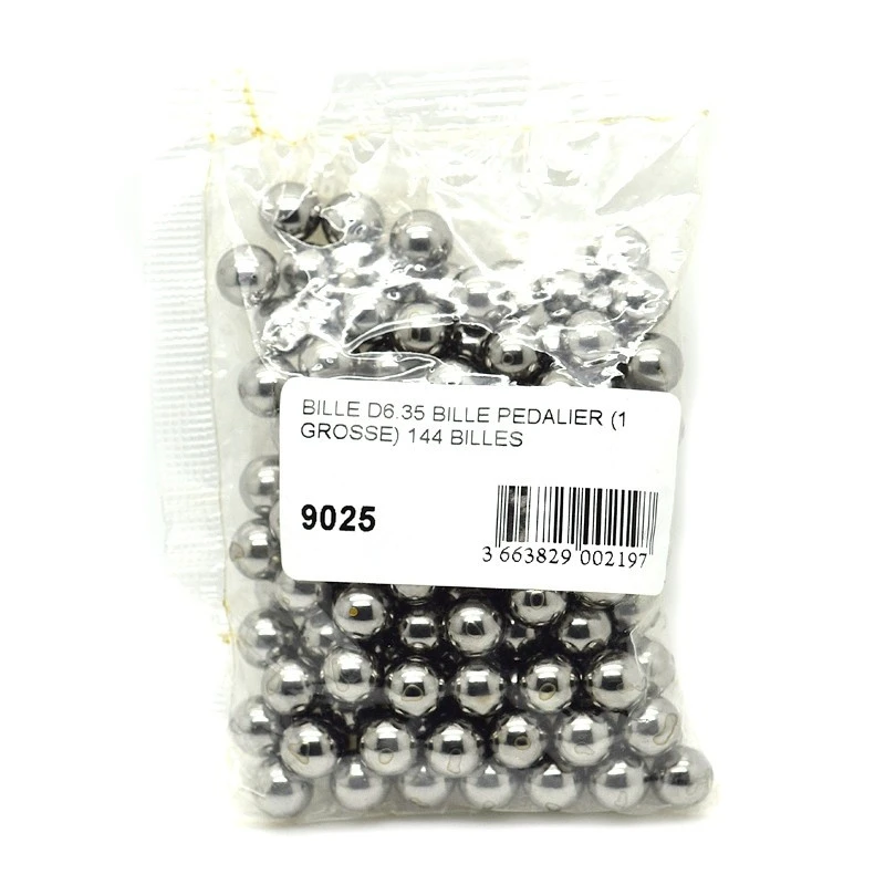 Sachet De 144 Billes Acier Pour Pédalier - Diamètre 6,35 Mm 3 Sachet De 144 Billes Acier Pour Pédalier - Diamètre 6,35 Mm