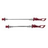 Set Blocages Rapides Roues Alu Anodisé Rouge -Point Soldes set blocages rapides roues alu anodise rouge