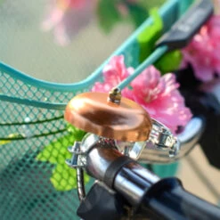 Sonnette De Vélo Au Look Ancien Couleur Cuivre 57 Mm -Point Soldes sonnette de velo au look ancien couleur cuivre 57 mm 3