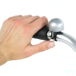 Sonnette De Vélo Grise Paperclip Mini -Point Soldes sonnette de velo grise paperclip mini 2