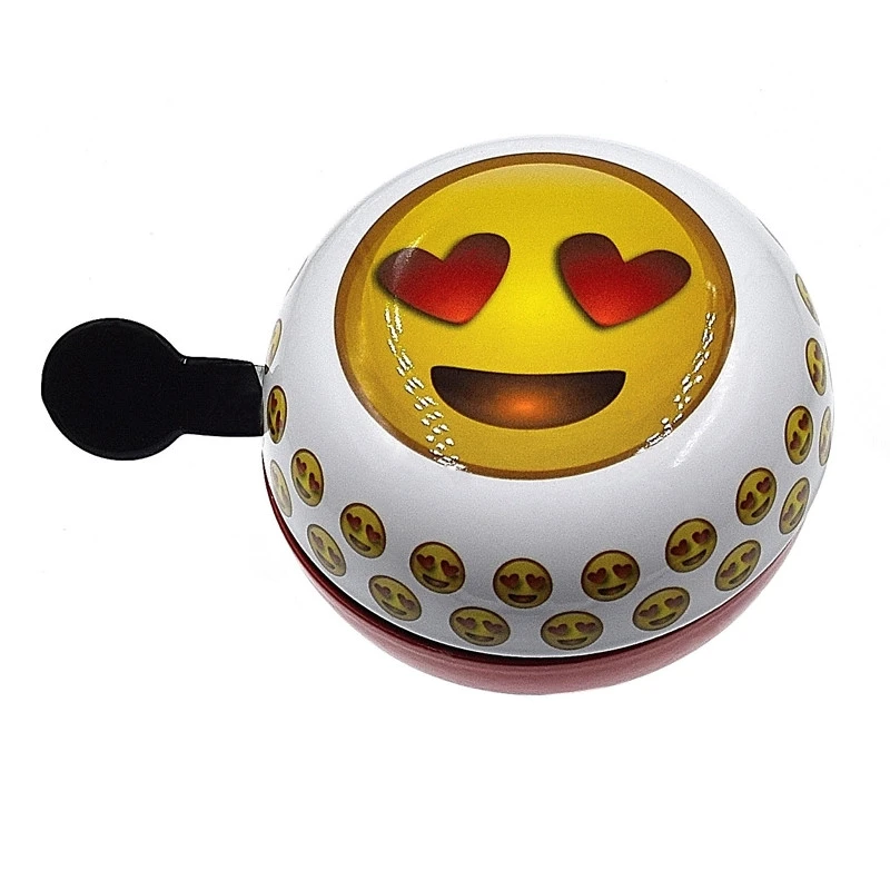 Sonnette Vélo Ding Dong Smiley Coeur 80 Mm 5 Sonnette Vélo Ding Dong Smiley Coeur 80 Mm – Image 3