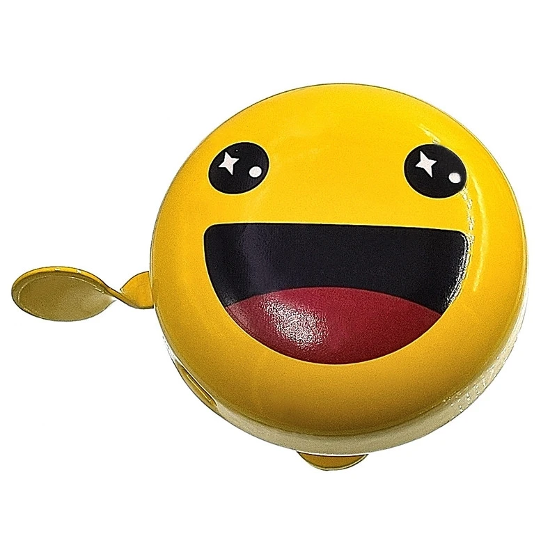 Sonnette Vélo Smiley Jaune 60 Mm 3 Sonnette Vélo Smiley Jaune 60 Mm