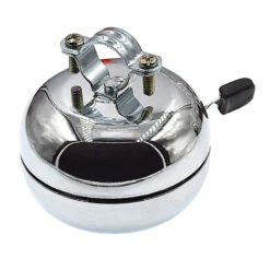 Point Timbre Vélo En Chrome 80 Mm -Point Soldes timbre velo en chrome 80 mm 3