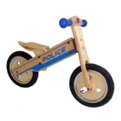 Vélo D'apprentissage En Bois Police