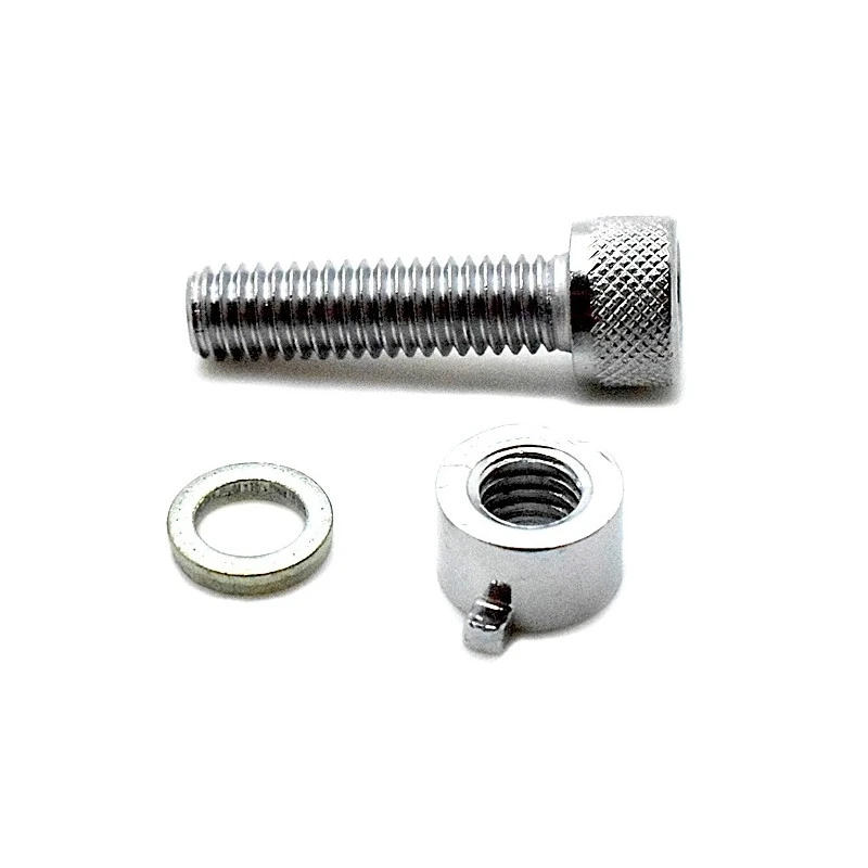 Vis De Serrage De Selle M5 Chromée, Longue 3 Vis De Serrage De Selle M5 Chromée, Longue